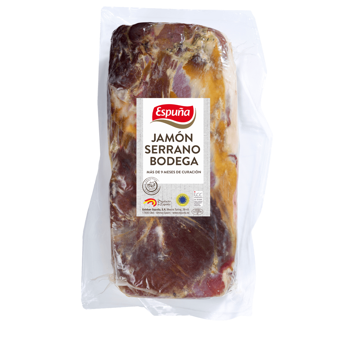 Luftgetrockneter schinken bodega block (9 monate)