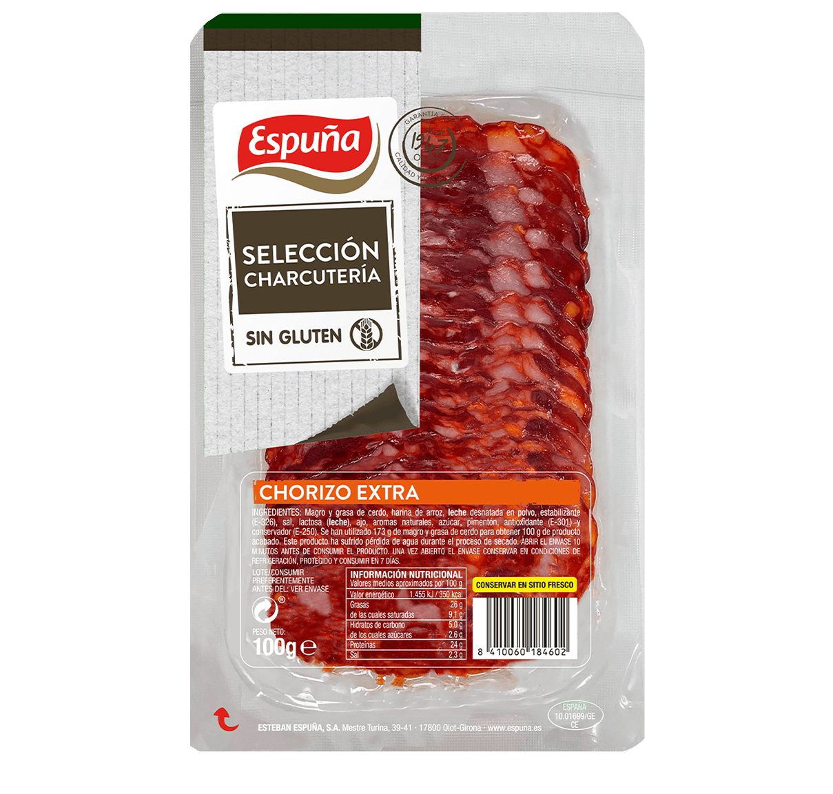 Chorizo geschnitten 100g