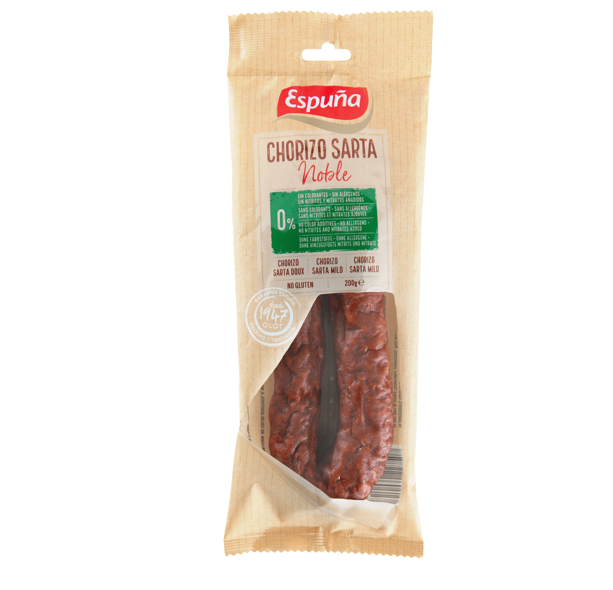 Chorizo sarta clean label 200g